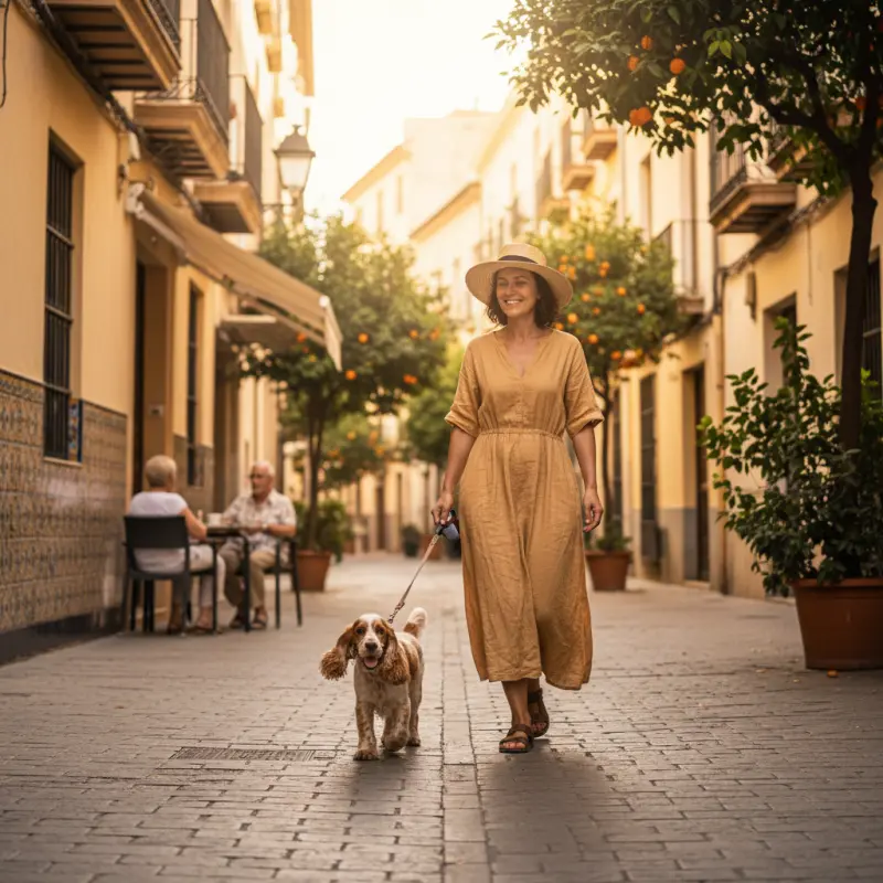 Cavalier with family